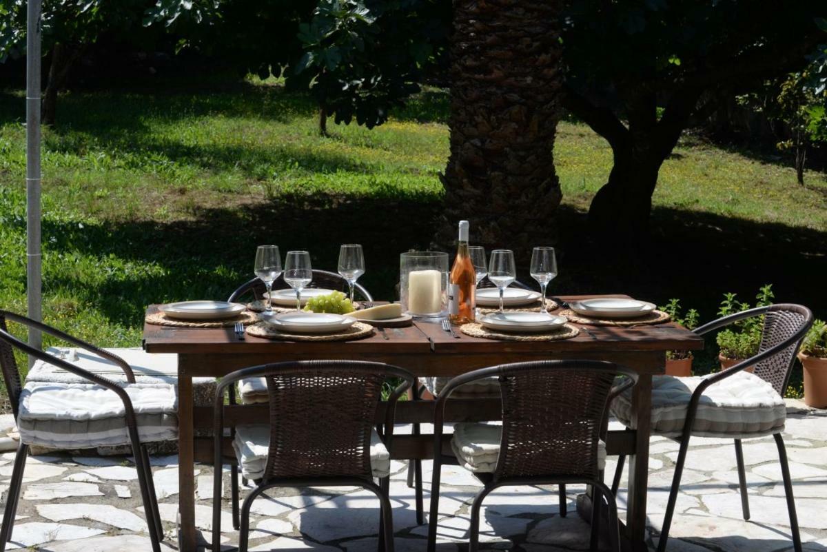 The Olive Grove House Villa Kassiopi Bagian luar foto